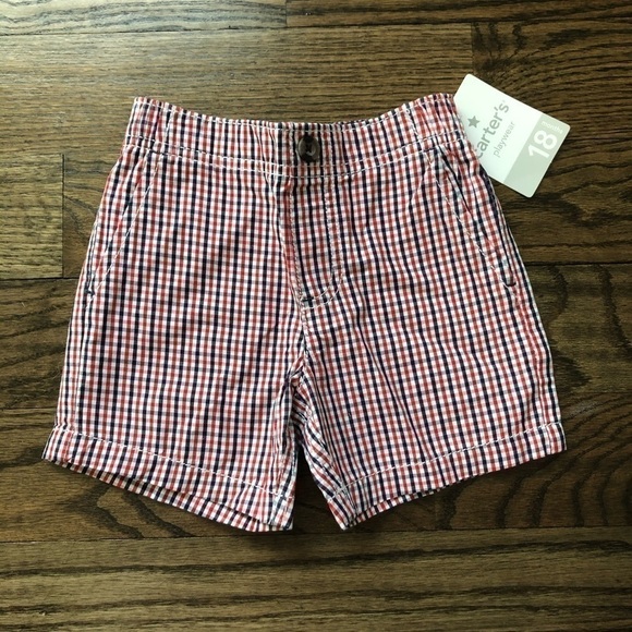 CARTER’S Baby Boy Plaid Shorts - Picture 5 of 6